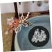 FOMIYES 100 Pcs Hairpin Accessories Applique Bride Flowers 1X1cmx2pcs Silverx2pcs - Buy Online on GoSupps.com