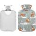 2L Heat Bottle with Cartoon Brain - Christmas Motif for Pain Relief & Comfort | Water Heating Pillows & Bed Warmers - Buy Online on GoSupps.com
