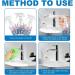 Bathroom Descaler Spray Jue Fish Bathroom Descaler Joe Fish Stubborn Stains Cleaner Bathroom Descaler Limescale Cleaner Shower for Toilet Bath Shower (1 Bottle) - Buy Online on GoSupps.com