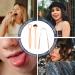 Stainless Steel Tongue Scraper Set - Rose Gold | Reduce Bad Breath, Maintain Oral Hygiene for Adults & Kids - Buy Online on GoSupps.com
