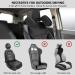 Buy Bubulii 360 Rotatable Car Headrest for Kids & Adults | Soft Snack Pillow & Neck Support | Easy Installation (Black) - Buy Online on GoSupps.com