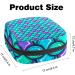 Colorful Mermaid Scale Menstrual Bags | Zipper Sanitary Pad & Tampon Collection Bags for Women & Girls - International Shipping Available - Buy Online on GoSupps.com