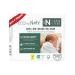 Eco by naty baby eco diapers - environmentally friendly premium bio diapers made of plant -based materials ideal for sensitive baby skin (size newborn - 100 pieces) - monthly box size N (100 pieces)