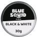 Blue Squid Pro Schminke Face Paint and Bodypaint - Black and White Split (30g) Face and Bodypaint Color for adults children carnival and SFX