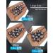 Beoccudo Split Shot Sinkers Fishing Weights 15g/7g/4g - 20 Pcs Large Size Removable Round Line Weights for Saltwater & Freshwater Fishing - Buy Online on GoSupps.com