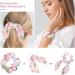 6 Pieces Hair Scrunchies Soft Scarves Scrunchies Elastic Hair Bands Bow Hair Ties Rabbit Ears Scrunchy Ponytail Holder Hair Accessories for Women Girls Pink Flamingo Pattern Multi-colored 15 - Buy Online on GoSupps.com