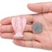 Natural Rose Quartz Pocket Guardian Angel 1.5 - Reiki Healing Crystal Gift for Christmas by CrystalTears - Buy Online on GoSupps.com