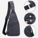 TOLOG Anti-Thief Sling Bag | Lightweight Crossbody Backpack for Travel & Hiking - Dark Grey - Buy Online on GoSupps.com