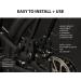 Rear Bike Rack: aeroe Spider - Fits Mountain, Gravel, Road & Electric Bikes | Easy Install & Carry up to 35lbs - Buy Online on GoSupps.com