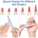 Realove Nail Files 100/180 Grit - Washable Double-Sided Nail Files for Acrylic and Natural Nails (10PCS) - Buy Online on GoSupps.com