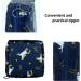 Sanitary Napkin & Menstrual Cup Storage Bag - Portable Pouch for Feminine Hygiene - Tibetan Blue Unicorn Design - Buy Online on GoSupps.com