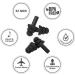 2 Pairs Noise Cancelling Ear Plugs for Sleeping - 32dB Highest NRR Ultra-Soft Silicone Ear Plugs with Storage Case - Great for Music Concert Snoring Travel Sports (Black) - Buy Online on GoSupps.com