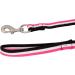 8m Equestrian Lunging Line for Horses - Soft Nylon Leash with Hand Loop & Carabiner for Floor Work - Neon Pink/White/Black - Buy Online on GoSupps.com