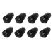 Mighty Peaks 8 pieces / 4 pair of Nordic Walking Pads Asphalt rubber buffer X -4LT for all common Nordic walking sticks - hiking sticks - for the Nordic Walking Stock with a diameter of 10mm