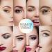 Professional Waterproof Eyebrow Stamp Stencil Kit | Long Lasting Buildable Eyebrow Powder | 10 Styles Stencils | 2 Pen Brushes & Knife | Medium Brown - Buy Online on GoSupps.com