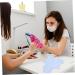 POPETPOP Nail Art Accessory 2 Pairs pink gloves sun gloves nail anti-uv gloves nail art supplies manicure gloves anti UV nail UV gloves UV protection gloves for manicure Nylon nail lamp 21x12x0.1cm As Shown1 - Buy Online on GoSupps.com