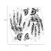9 Sheets Indian Waterproof Henna Tattoo Stickers Kit - Long-Lasting Temporary Hand Tattoos for Beach, Festivals & Parties - Buy Online on GoSupps.com