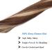 SEGO TAPE Extensions | 100% Remy Human Hair | 20 PCS Medium Brown/Honeyblond #4P27 | 22 (55cm) | Real Hair Adhesive Tape - Buy Online on GoSupps.com