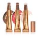 Prreal 3PCs Cosmetic Beauty Wand Liquid Face Concealer Blush Highlighter Pen Smooth Creamy Matte Liquid Contour Blush Stick With Soft Cushion Applicator Waterproof Body Face Makeup (01+04) 01+03+04 04 0.33 G (3 Series Pack)