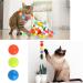 Interactive Cat Toys Fuzzy Ball Shooter for Cats Launcher Plush Ball Shooting Gun with 50pcs Soft Cat Pom Pom Balls 3 Cat Bouncy Balls Cat Fetch Toys for Cats Kitten Exercise Training Playing Toys - Buy Online on GoSupps.com