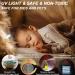Mosquito Killer Lamp Fly Trap with Cleaning Brush Indoor Outdoor Safe Effective Physical Pest Control Portable for Camping Patio Yard Home - Buy Online on GoSupps.com