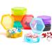 8 Pack Small Pill Organizer Travel Pill Box Portable BPA Free Mini Pill Case for Pocket Pills Medication & Vitamins Holder (Vivid Colors)