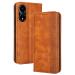 RankOne Flip Leather Case Cover for Honor X5 Plus (6.56" Inches) Brown HONOR X5 Plus Brown