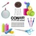 Conair Jumbo Foam Rollers in Pink - 9 Count Set in Zipper Case | Self-Fastening, Reusable - Pack of 1 - Buy Online on GoSupps.com