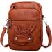 Qwuveds Women's Small Shoulder Bag - Mini Phone Wallet & Messenger Bag - Perfect for Cycling & Kids - Brown - Buy Online on GoSupps.com