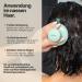 Imperio Scalp Massage Brush | Stimulate Hair Growth | Premium Circulatory Head Massager for Dry & Wet Hair - Mint Green - Buy Online on GoSupps.com