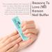 ZMOI Pro Nail Buffer Set - Luxurious Korean 4-Way Buffing Block, Cuticle Pusher, Mini Nail File Kit - For Natural Shine Nails - Manicure/Pedicure Tools - Buy Online on GoSupps.com
