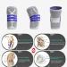 EOYEA Knee Brace Compression Sleeve for Knee Pain Relief - Medium, Pack of 2 - Buy Online on GoSupps.com