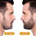 Beard Pencil Filler & Bristle Brush Set - Water Proof Micro-Fork Tip Beard Pen for Natural Looking Mustache, Eyebrows - Long Lasting Barber Pencil Kit (Black) - Buy Online on GoSupps.com