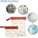 Maeau 2-Piece Reusable Wetbag Set - Waterproof Fabric Diaper Bags & Organizers for Baby Gym & Kindergarten (20x28cm + 32x40cm) - Buy Online on GoSupps.com