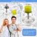 180ml 1 Touch Clear Glass Bottle Professional Clear Glass Pump Dispenser Bottle with Measuring Scales for Nail Polish Remover Alcohol or Other Liquids - Buy Online on GoSupps.com