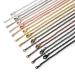 LANBEIDE 40 Packs 10 Colors Brass Necklace Chains 21 Inch Link Cable Chain Necklace with Lobster Clasps Bulk for Jewelry Making Chains-2.6mm-40pcs-style 1