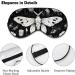 Death Moth Flowers Sleep Mask - Ultralight Comfortable Eye Mask for Light Blocking | Perfect for Travel & Sleep - Unisex - Buy Online on GoSupps.com