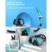 Greatever Dry Snorkel Set - Anti-Fog Scuba Diving Mask for Adults, Professional Snorkeling Gear with Panoramic Wide View - Black/Green - Buy Online on GoSupps.com