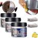 Steel Cleaning Paste Stainless Steel Clean Wax Rust Remover for Metal Magical Nano-Technology Stainless Steel Cleaning Paste Stainless Steel Cleaner and Polish (3pcs)