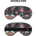 Colorful Boho Floral Print Unisex Sleep Mask | Double-Sided Eye Mask for Perfect Sleep & Skin Care - Buy Online on GoSupps.com