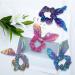 12 Pieces Rabbit Ear Hair Scrunchies for Women, Girls, Kids - Bow Knot Hair Ties Ponytail Holders - Buy Online on GoSupps.com