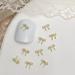 3D Metal Embellishments 20pcs Bowknot Decorations For Individual Styles 03 White K - Buy Online on GoSupps.com