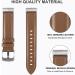 Leather Bands Compatible for Fitbit Charge 4/ Charge 3/ Charge 3 SE Fitness Tracker  Genuine Leather Band Replacement Strap Wristband Accessories for Women Men Brown leather - Buy Online on GoSupps.com