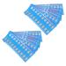 Exceart material caretaker needs tooth shadow card 50 pieces tooth shadow diagram teeth shade shadow guides color compare card tooth color contrast cards (sorted color) devices