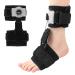 AFO Foot Drop Brace for Men Women Adjustable - Day Night Use Size Knob Adjustment - Soft and Breathable - Effective Gait Support for Apoplectic Foot Drop