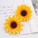6 Yellow Sunflower Hair Clips - Crocodile & Duck Beak Salon Accessories for Weddings Parties & Beach Vacations - Buy Online on GoSupps.com