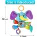Brilliant Plush Elephant Music Toy - 12 Melodies & Nature Sounds | Dental Toy for Car Seats Beds & Strollers - Buy Online on GoSupps.com