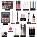 Buy Makeup Sets for Women | 27-Piece Brush Sets with Eyeshadow Primer Lipstick & More - International Shipping Available - Buy Online on GoSupps.com