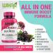 Wixar Naturals Elderberry and Sea Moss Supreme Capsules - 90 Capsules - Immune Support & Antioxidant Herbal Supplement - Buy Online on GoSupps.com