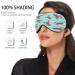 Sleep Mask - Light Blocking Lobster Pattern Eye Mask | Adjustable Soft Blindfold for Men & Women | Ideal for Travel Work & Naps - Buy Online on GoSupps.com